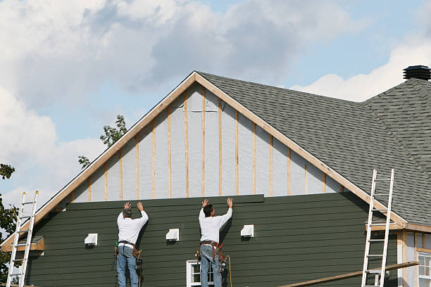 Professional Emergency Siding Repair technician working in Westport, WA